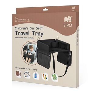 Organizator tavita de calatorie pentru scaun auto Sipo Negru imagine