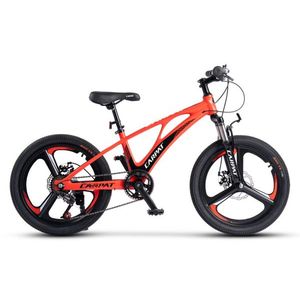 Bicicleta pentru copii MTB Carpat C20343A RosuNegru, roti 20 inch, cadru magneziu, frane disc, 7 viteze imagine