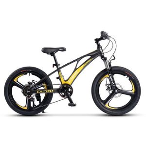 Bicicleta pentru copii MTB Carpat C20343A GriGalben, roti 20 inch, cadru magneziu, frane disc, 7 viteze imagine