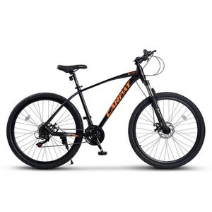 Bicicleta MTB Carpat Invictus C27357C NegruPortocaliu, roti 27.5 inch, inaltime utilizator 160-175 cm, greutate suportata 120 kg imagine
