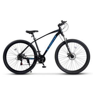 Bicicleta MTB Carpat Invictus C2957C NegruAlbastru, roti 29 inch, transmisie Shimano Tourney, 21 viteze, cadru aluminiu imagine