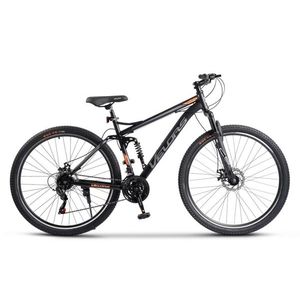 Bicicleta MTB Full-Suspension Velors Matador V2960G NegruGriPortocaliu, roti 29 inch, inaltime utilizator 170-195 cm, greutate suportata 120 kg imagine