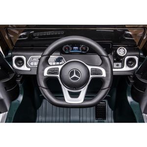 Masinuta electrica pentru copii Mercedes G500 green 12V, pornire la buton, motorizare 2x45W, usb, mp3, radio fm, faruri led imagine