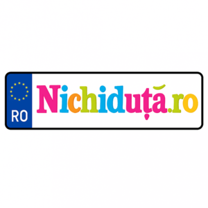 Autocolant pentru placuta de inmatriculare vehicul electric copii Nichiduta, dimensiune 18 x 4 cm imagine