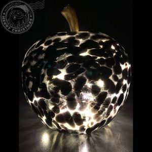 Mar decorativ negru cu led 22x24 cm imagine