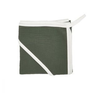 Prosop din muselina 100x100 cm Twins Verde imagine