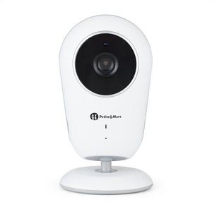 Video monitor PetiteMars Nano 4.0 Alb, ecran HD, zoom digital 3x, raza de actiune 300m, suport pentru pana la 4 camere, comunicare bidirectionala imagine