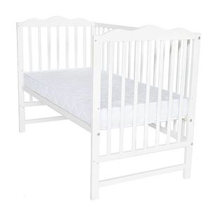 Patut pentru copii E-Kids Laura, 12060 cm + saltea cocos 10 cm imagine