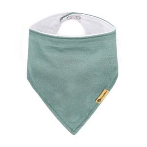Set bavete bandana PetiteMars Luke BejVerde, 2 bucati, bumbac natural, reglabila cu capse, 3 luni+ imagine