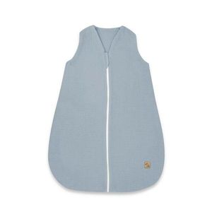 Sac de dormit Qmini Jeans cu fermoar, de iarna, din muselina dubla, 70 cm imagine