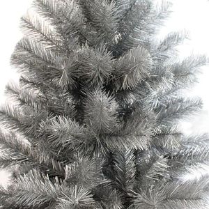 Brad artificial argintiu, imperial grey, inaltime 200 cm, suport inclus imagine