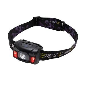 Lanterna frontala, 3 led-uri, 100 lm, senzor miscare pir, reincarcabila imagine