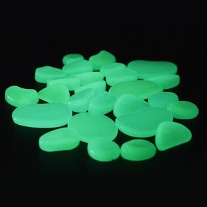 Pietricele fosforescente decorative glow verzi, marimi diferite pachet 500 grame imagine