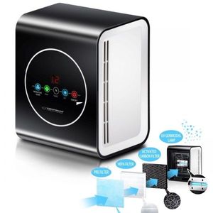 Dispozitiv de sterilizare cu lampa uv-c, purificare aer 30 mch 10w, 3 filtre, suprafata 20 mp, afisaj lcd, timer imagine