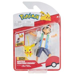 Figurina de actiune Pokemon, Ash si Pikachu imagine
