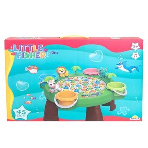 Set interactiv de pescuit cu masuta, Little Fisher, 45 piese imagine