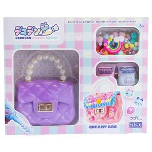 Kit creativ Decoden, Nice, Geanta, Decoreaza cu pasta colorata kawaii imagine