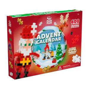 Set constructie, Calendar Advent, Plus-Plus, Lumea lui Mos Craciun imagine