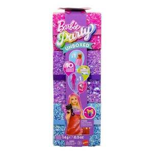 Papusa Barbie Party Unboxed, Glam Red Original, 10 surprize, JFY68 imagine