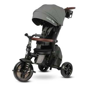 Tricicleta ultrapliabila, Qplay Comfo Max, Gri imagine