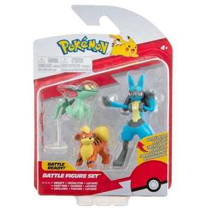 Set figurine articulate, Pokemon, Battle Ready, Growlithe, Dreepy si Lucario imagine