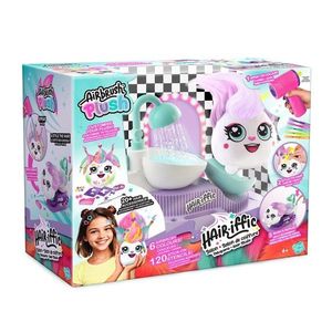 Jucarie de plus de colorat, Airbrush Plush, Hair iffic Salon imagine