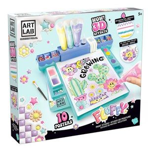Set creativ de pictura, Art Lab, Fluffy Paint Studio imagine