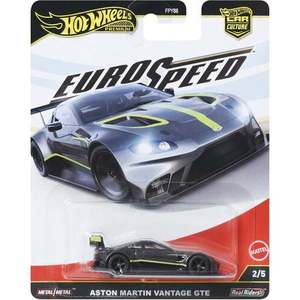 Masina metalica, Hot Wheels Premium, Car Culture, EuroSpeed, Aston Martin Vantage GTE, JBK76 imagine