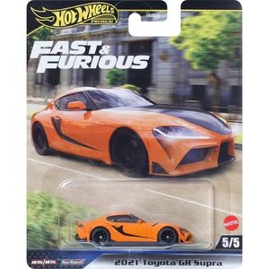 Masinuta Fast and Furious, Hot Wheels, 2021 Toyota GR Supra, JBM00 imagine