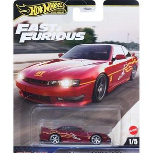 Masinuta Fast and Furious, Hot Wheels, Nissan 240SX (S14), JBL99 imagine