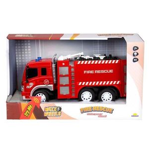 Camion de pompieri cu lumini si sunete, Maxx Wheels, 1: 16 imagine