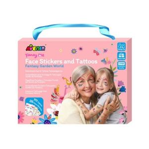 Set stickere si tatuaje pentru fata , Gradina fantastica imagine