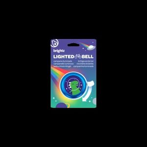 Clopotel cu lumini LED multicolore pentru bicicleta, albastru imagine