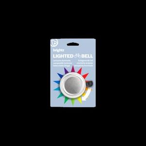Clopotel cu lumini LED multicolore pentru bicicleta, argintiu imagine