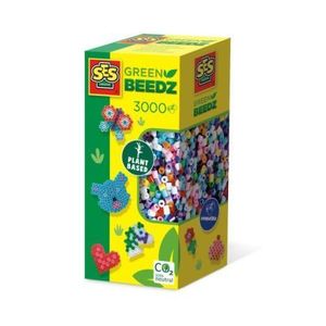 Set margele de calcat culori mixte Green Beedz 3000 bucati imagine