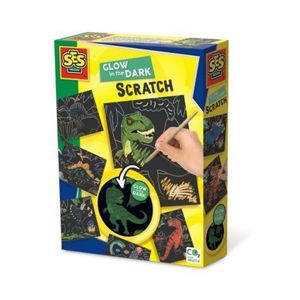 Set creativ - Razuieste Dinozauri Glow-in-the-Dark imagine