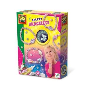 Set creativ pentru copii - - Bratari cu tematica galaxie Glow in the Dark imagine
