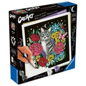 Ravensburger - CreArt pictura pe numere pentru adulti editie Pixie Cold pisica imagine