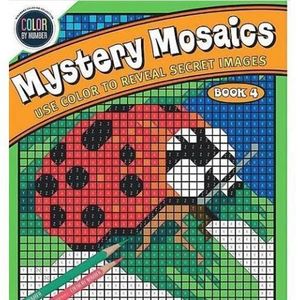 Color By Number Mystery Mosaics: Book 4 imagine
