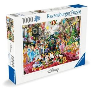Ravensburger - Puzzle Craciunul in familia Disney 1000 piese design nou imagine