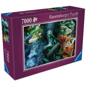 Ravensburger - Puzzle lupul din adancul padurii 7000 piese imagine