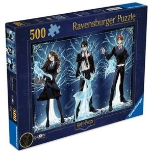 Ravensburger - Puzzle care straluceste in intuneric Harry Potter 500 piese imagine