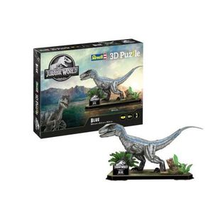 Puzzle 3d jurassic world blue imagine