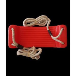 Leagan pentru copii din plastic HDPE, franghie PH, rezistent la intemperii rosu KBT imagine