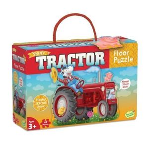 Puzzle de podea in forma de tractor, Shiny Tractor Floor Puzzle imagine