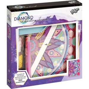 Set DIY Jurnalul meu cu floare mandala si diamante imagine