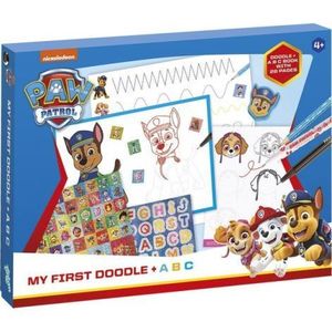 Set creativ Paw Patrol, Deseneaza si invata literele cu Patrula Catelusilor imagine