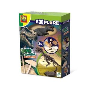 Set creativ Dino si excavarea scheletului 2 in 1 - T-rex imagine