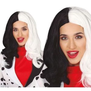 Peruca cruella lunga imagine