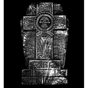 Piatra funerara cruce rip imagine